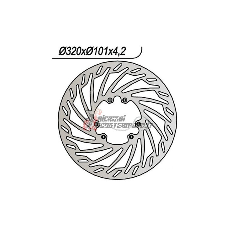 FRONT BRAKE DISC HONDA CR R 125 1995-2007