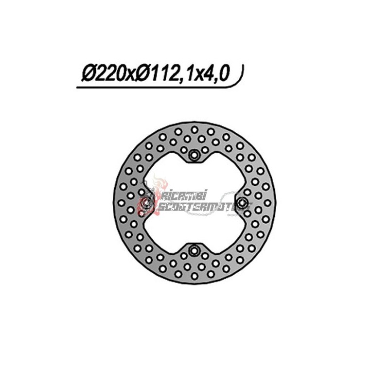 REAR BRAKE DISC HUSQVARNA CR 125 2000-2001