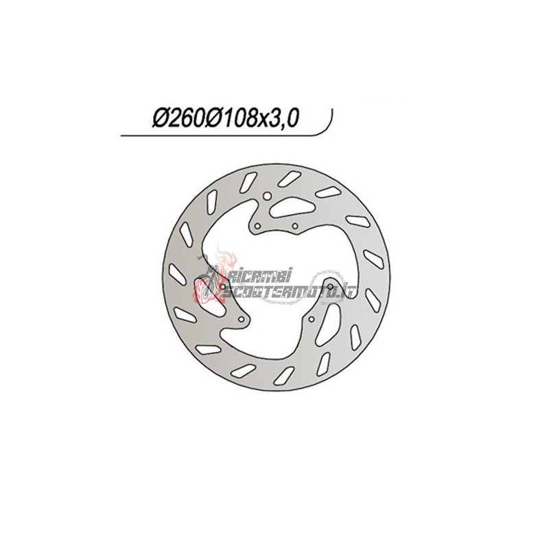 DISCO DE FRENO DELANTERO HUSQVARNA HUSKYBOY R 50 2001-2001