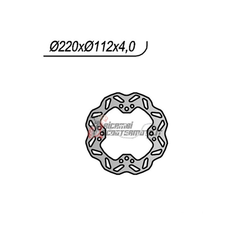 HINTERE BREMSSCHEIBE SWM RS R 650 2015-2017