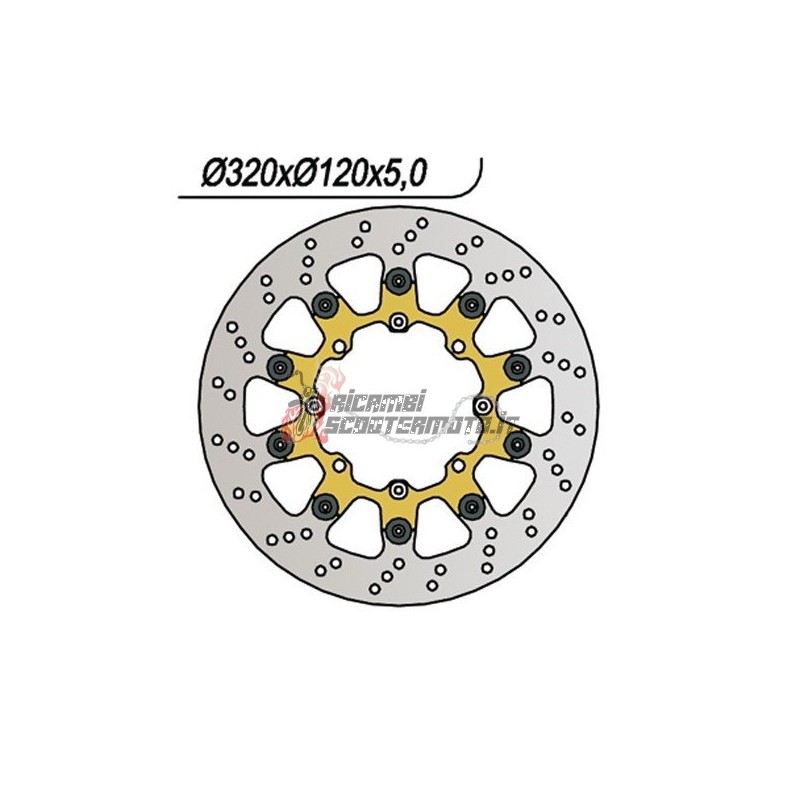 DISCO FRENO ANTERIORE BETA MOTOR RR SM 250 2005-2006