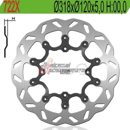 DISCO DE FRENO DELANTERO SWM RS R 300 2016-2023