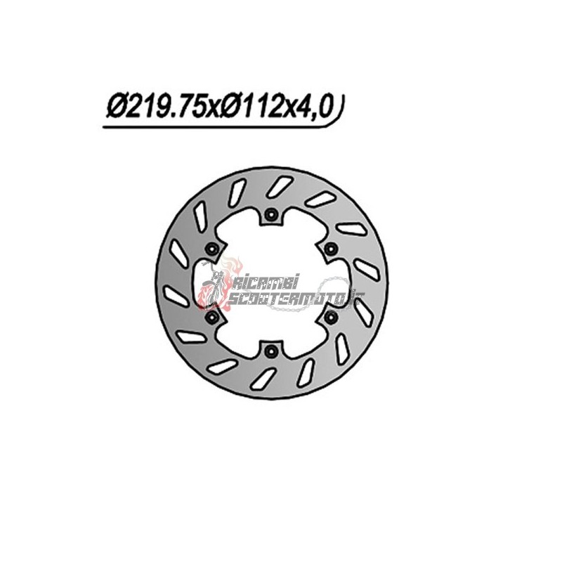 DISCO DE FRENO TRASERO HUSABERG E 350 1991-1997