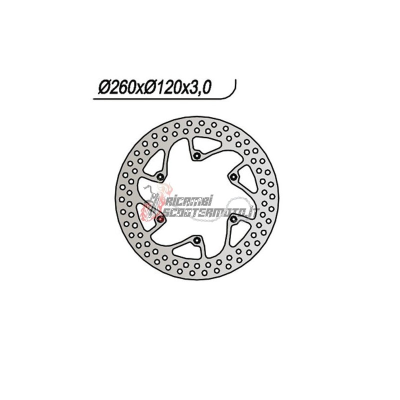 FRONT BRAKE DISC HUSABERG FC 350 1995-1996 FRONT BRAKE DISC HUSABERG FC 350 1995-1996