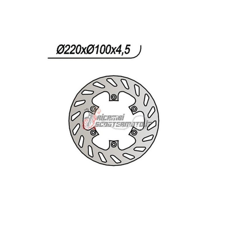 REAR BRAKE DISC KAWASAKI KX 125 1999-2002