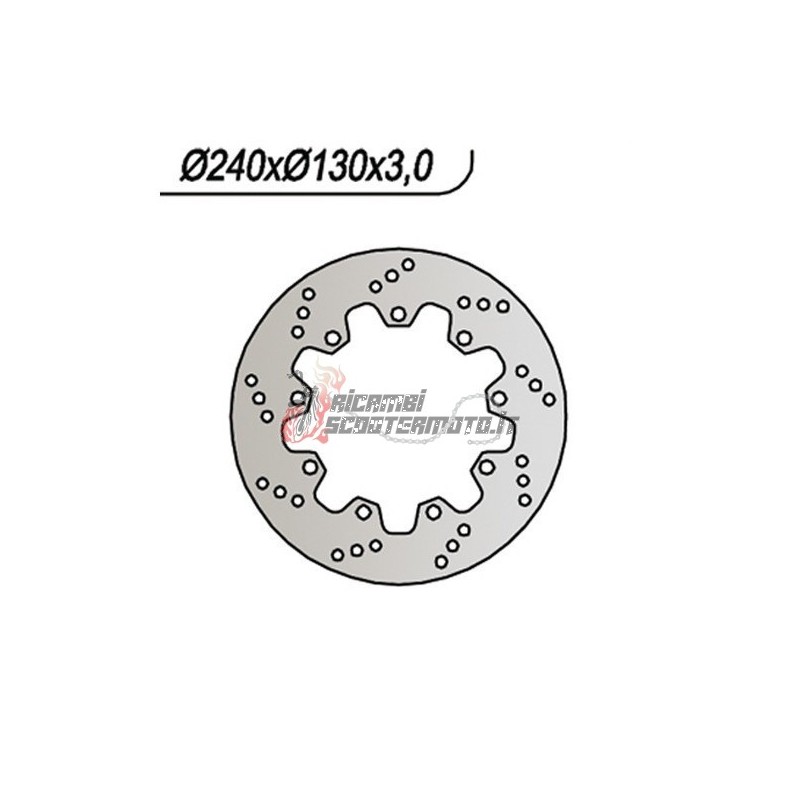 DISCO DE FRENO DELANTERO KAWASAKI KDX 200 1989-1992