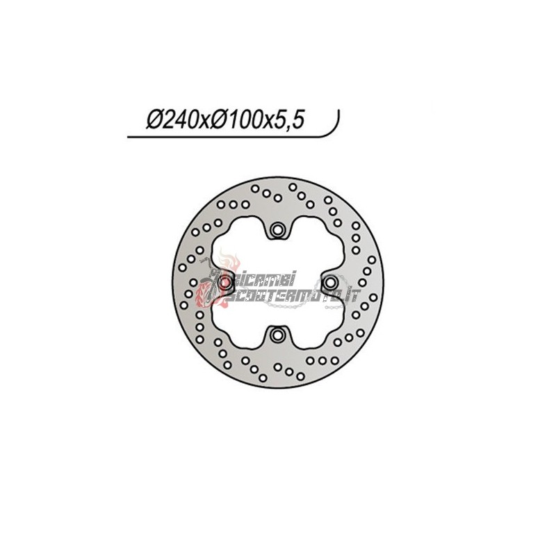 DISQUE DE FREIN ARRIÈRE KAWASAKI ZZ-R 600 1993-2006