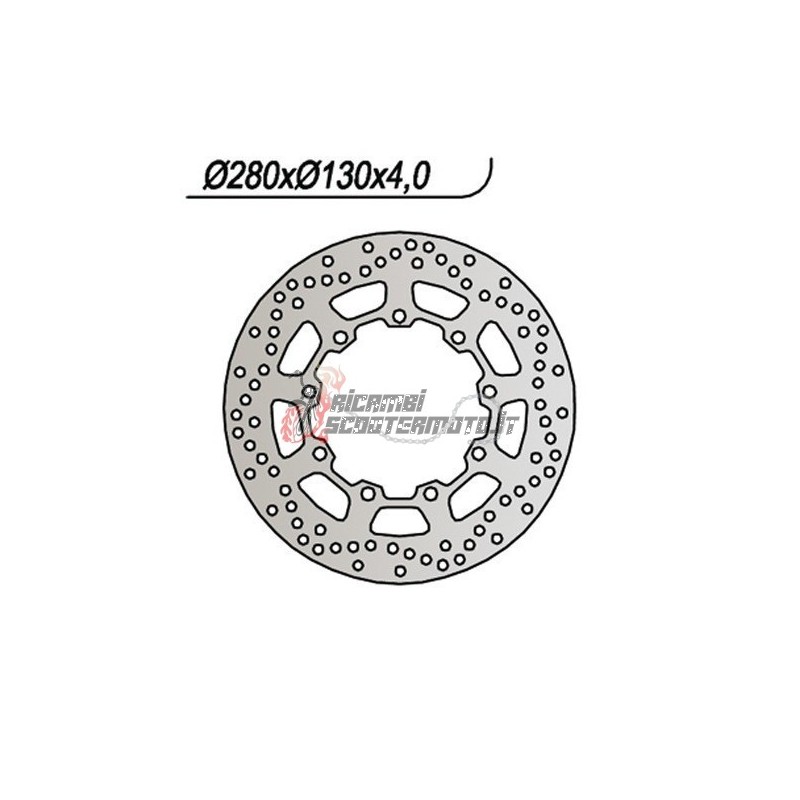 DISCO FRENO ANTERIORE KAWASAKI KL TENGAI (KL650B1/B2/B3) 650 1989-1992