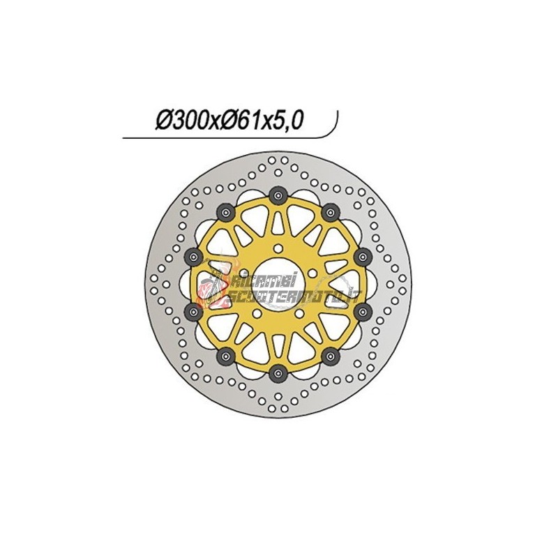FRONT BRAKE DISC KAWASAKI ZZ-R 250 1996-2001