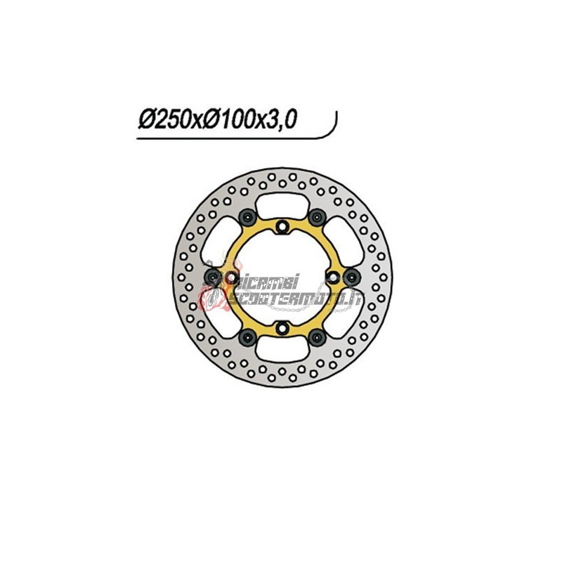 FRONT BRAKE DISC KAWASAKI KDX 200 1995-1999