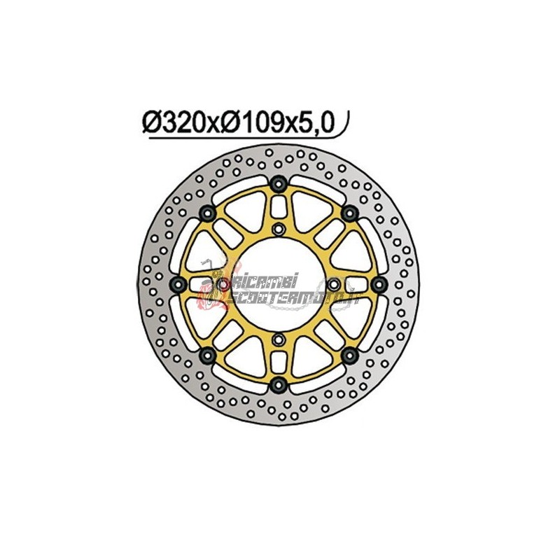DISQUE DE FREIN AVANT KAWASAKI KX SM 125 2006-2007