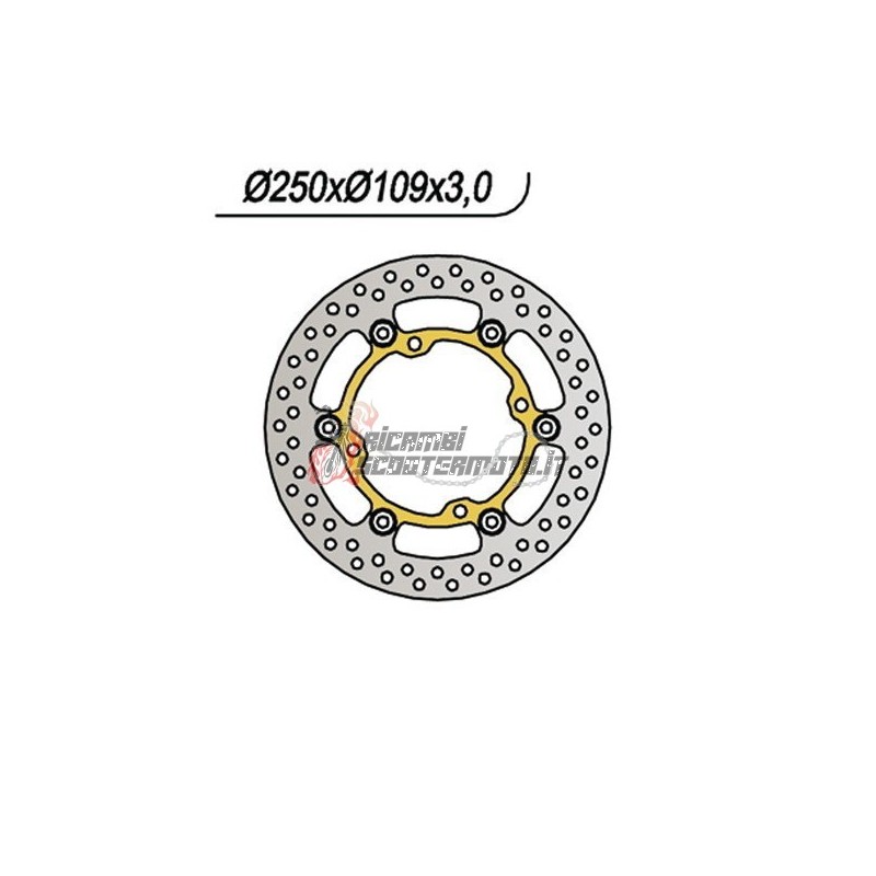 DISCO FRENO ANTERIORE KAWASAKI KX 125 2006-2008 DISCO FRENO ANTERIORE KAWASAKI KX 125 2006-2008