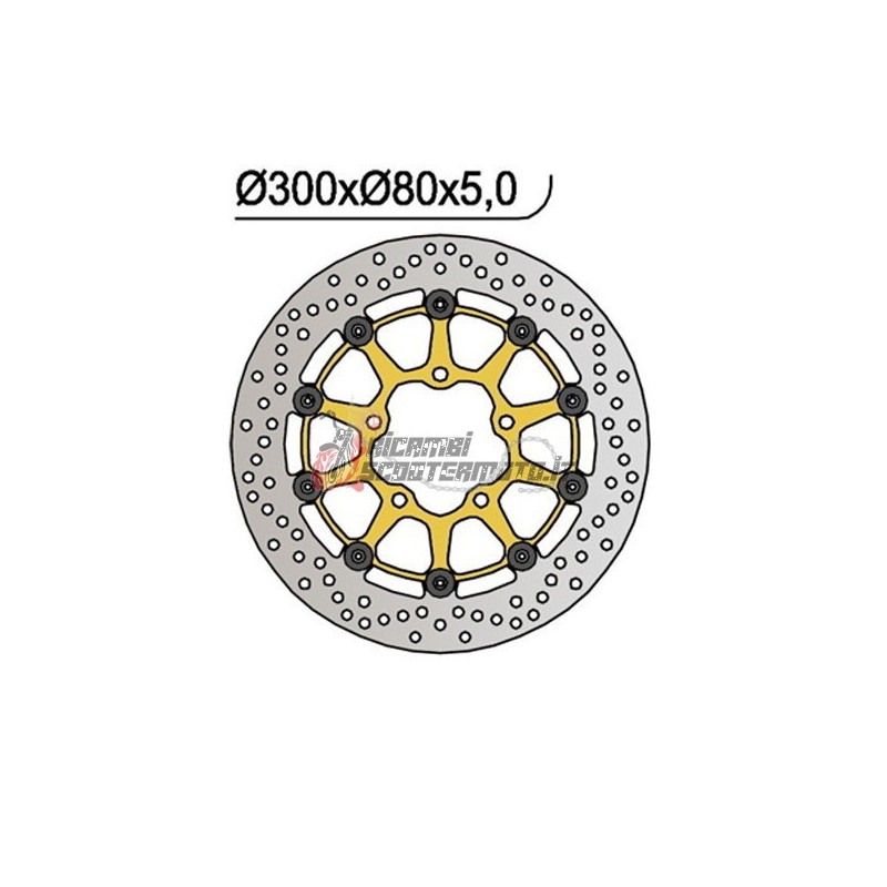 DISCO FRENO ANTERIORE KAWASAKI NINJA ZX-6R 600 2007-2016