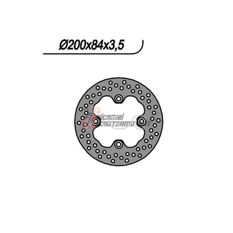 FRONT BRAKE DISC KAWASAKI KVF 2X4 360 2006-2008