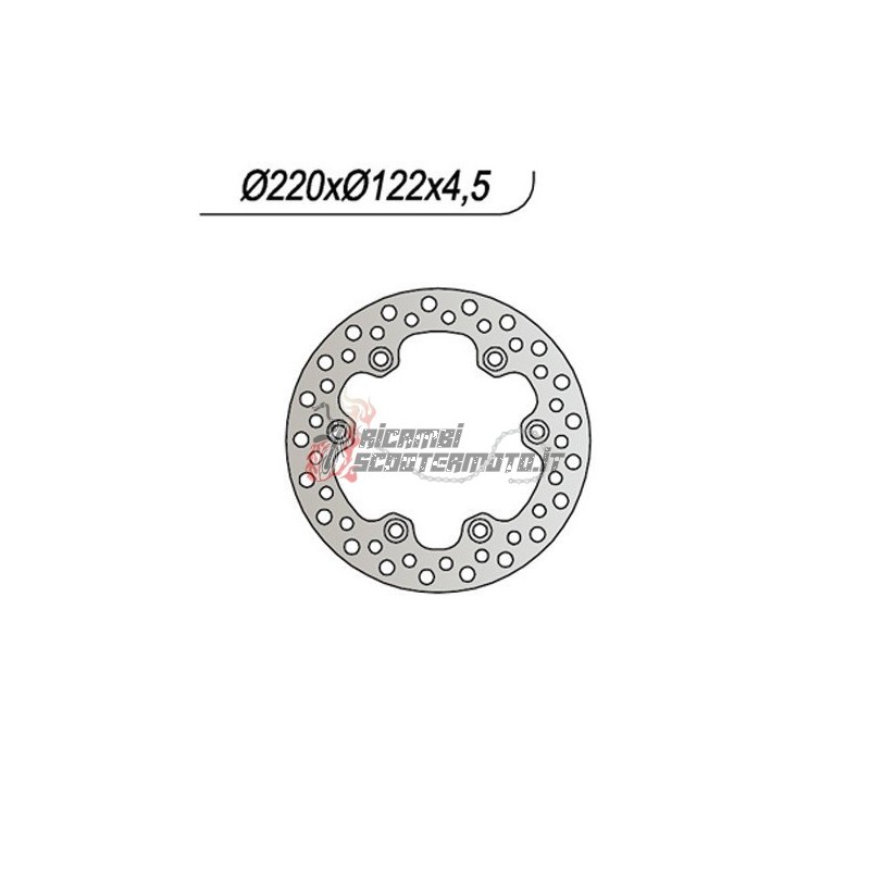 REAR BRAKE DISC HONDA CR R 125 1985-1988 REAR BRAKE DISC HONDA CR R 125 1985-1988
