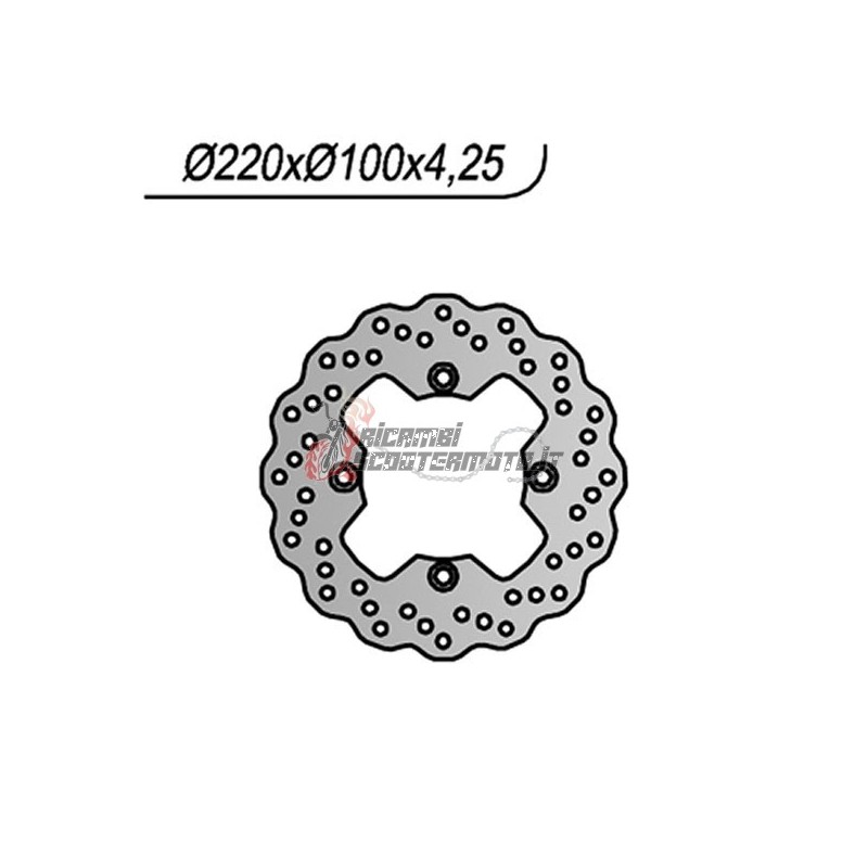 REAR BRAKE DISC KAWASAKI NINJA ZX-6R 600 1998-2001