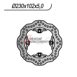 DISCO FRENO POSTERIORE KAWASAKI ZX12R NINJA A-B 1200 2000-2006