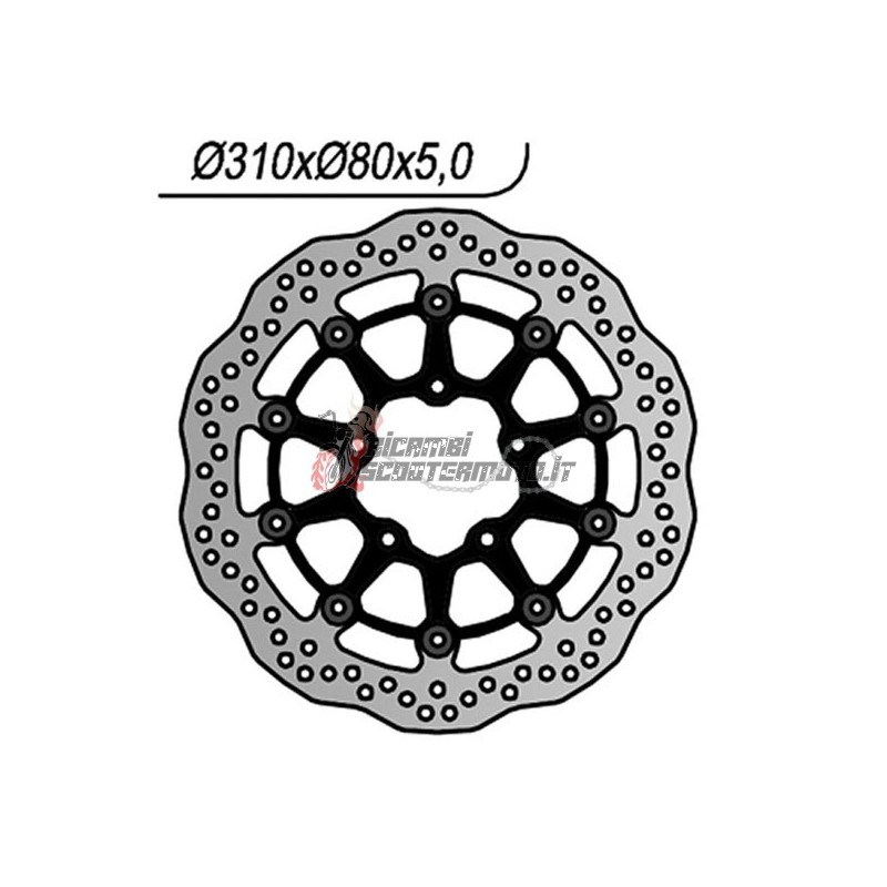 FRONT BRAKE DISC KAWASAKI NINJA ZX-6R 636 2013-2016