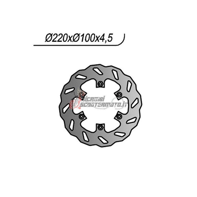 DISCO DE FRENO TRASERO KAWASAKI KX 125 1999-2002