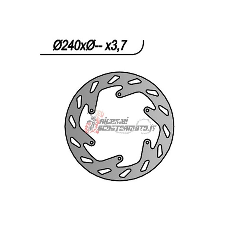 DISCO DE FRENO DELANTERO KTM GS 125 1990-1992