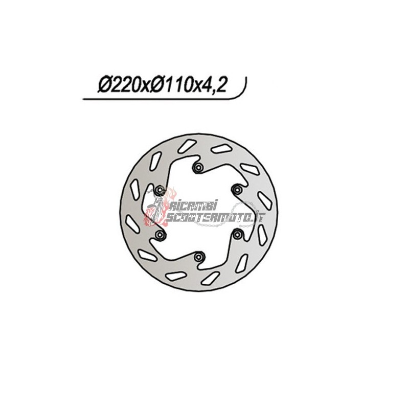 DISCO DE FRENO TRASERO KTM MX 125 1988-1993 DISCO DE FRENO TRASERO KTM MX 125 1988-1993