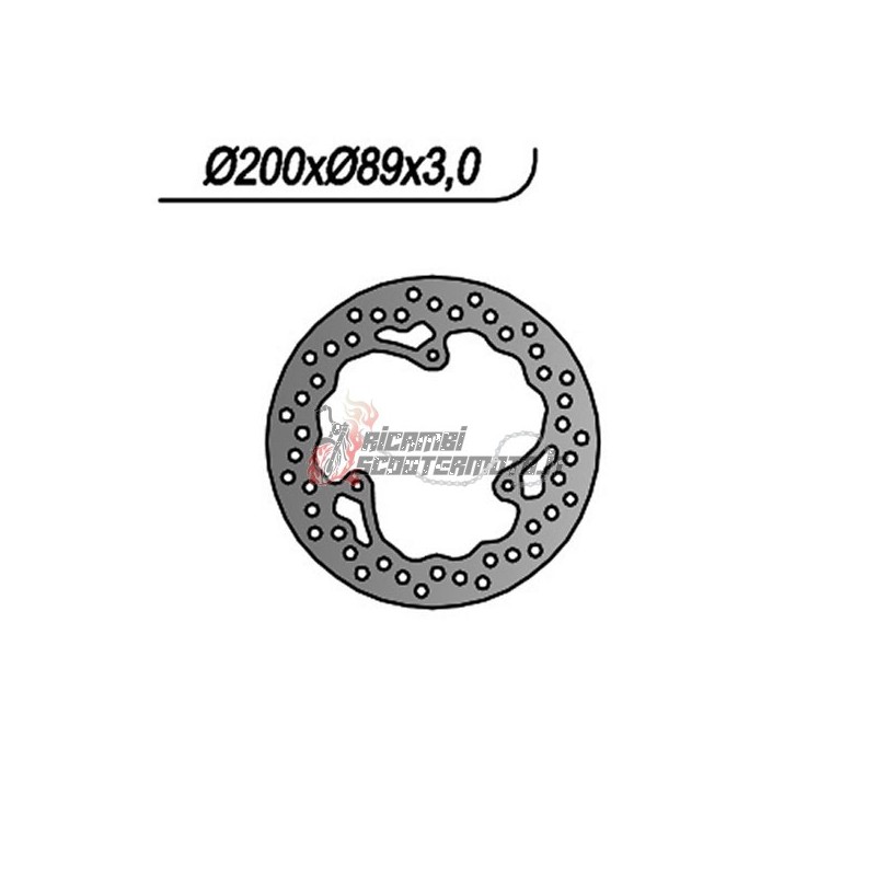 FRONT BRAKE DISC HUSQVARNA TC 65 2017-2022