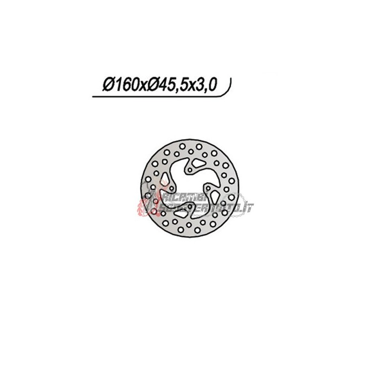 DISCO FRENO POSTERIORE GAS GAS MC 65 2021-2022 DISCO FRENO POSTERIORE GAS GAS MC 65 2021-2022