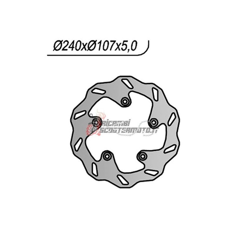 DISCO DE FRENO TRASERO GAS GAS SM 700 2022-2024 DISCO DE FRENO TRASERO GAS GAS SM 700 2022-2024