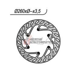 VORDERE BREMSSCHEIBE HUSABERG TE 2T 125 2011-2014
