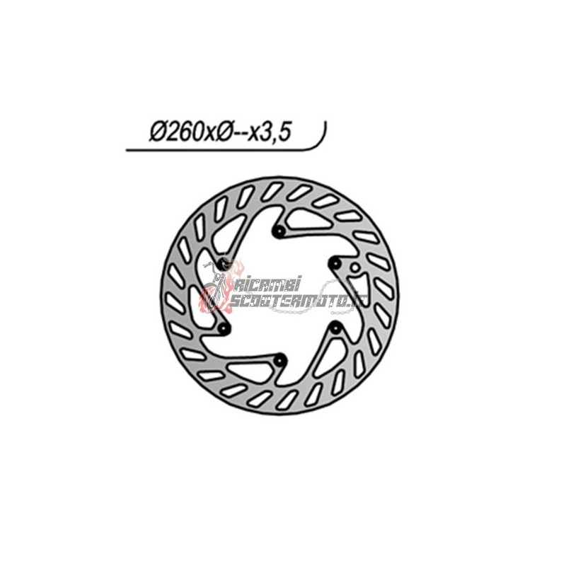 DISQUE DE FREIN AVANT TRIUMPH TF X 250 2024-2024
