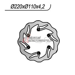 DISCO DE FRENO TRASERO GAS GAS MC 17/14 85 2022-2024