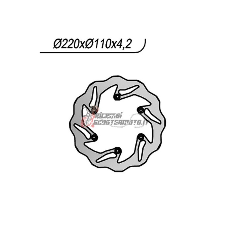 REAR BRAKE DISC KTM SX 17/14 85 2021-2023