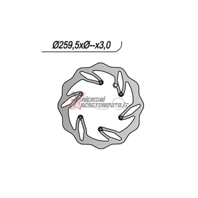 DISCO DE FRENO DELANTERO TRIUMPH TF X 250 2024-2024 DISCO DE FRENO DELANTERO TRIUMPH TF X 250 2024-2024