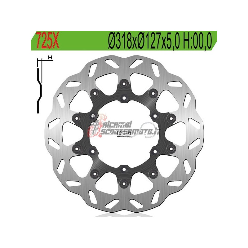 VORDERE BREMSSCHEIBE HUSABERG TE 2T 125 2011-2014