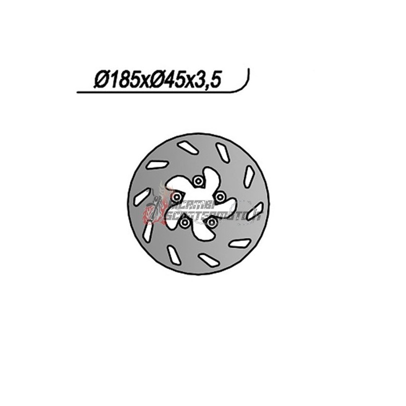 REAR BRAKE DISC HUSQVARNA HUSKYBOY R 50 2001-2001 REAR BRAKE DISC HUSQVARNA HUSKYBOY R 50 2001-2001