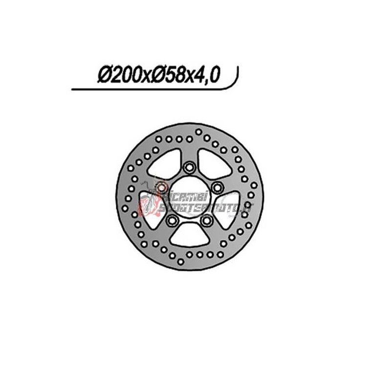 REAR BRAKE DISC KYMCO BET & WIN 125 2000-2002