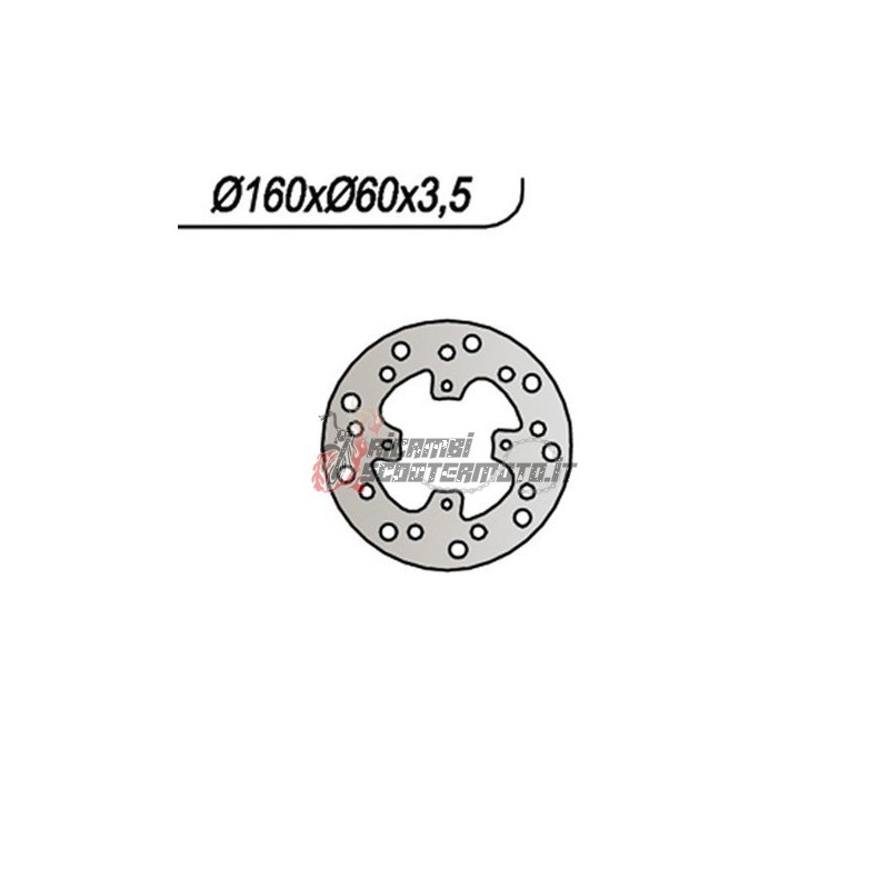 REAR BRAKE DISC KYMCO SNIPER DD 50 1994-1996