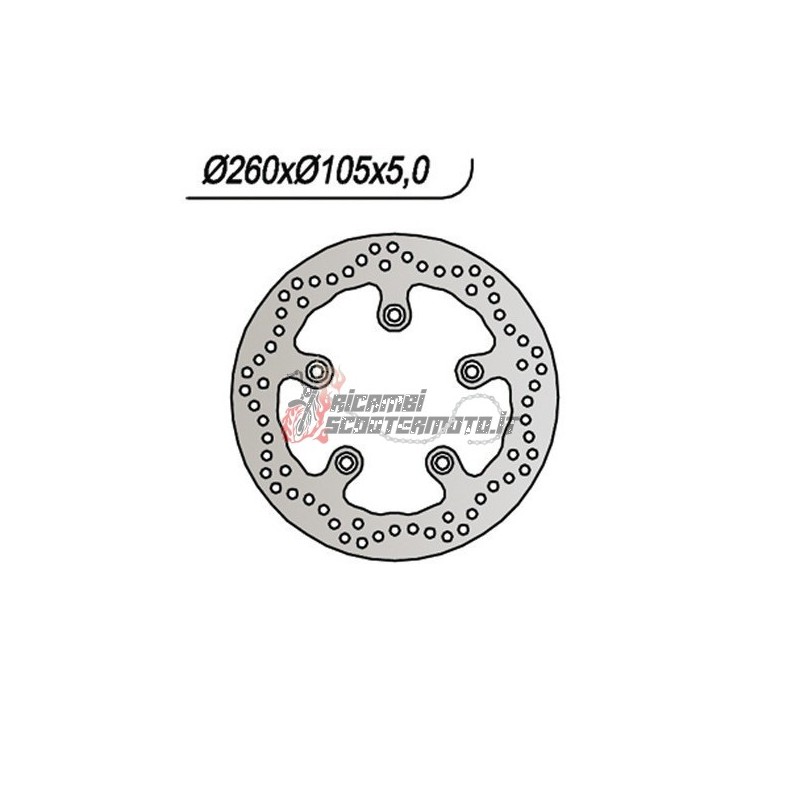 DISCO DE FRENO DELANTERO KYMCO XCITING 250 2004-2005