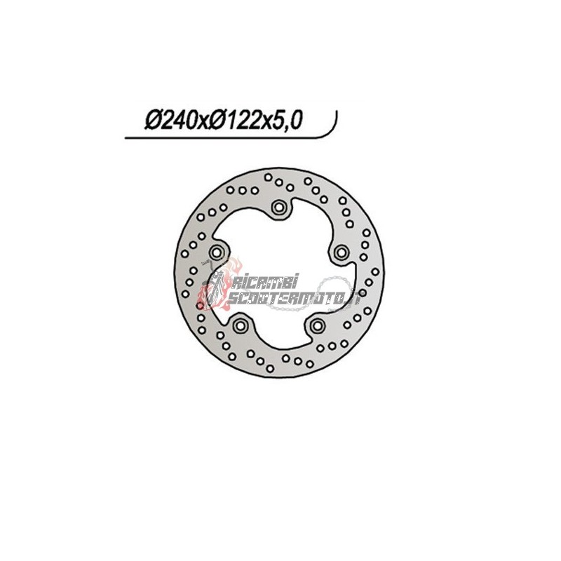 REAR BRAKE DISC KYMCO K-XCT I 125 2012-2017 REAR BRAKE DISC KYMCO K-XCT I 125 2012-2017