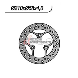 DISCO DE FRENO DELANTERO KYMCO SUPER 9 / SUPER 9 SPORT 50 2000-2007