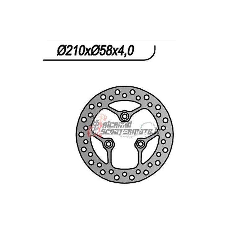 FRONT BRAKE DISC KYMCO SUPER 9 / SUPER 9 SPORT 50 2000-2007