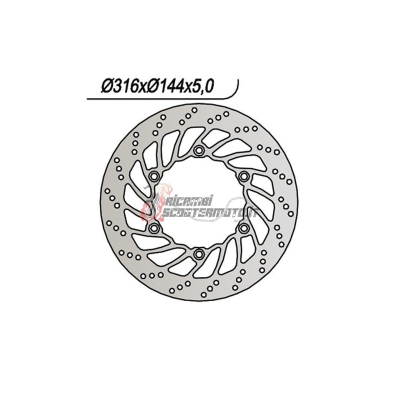 FRONT BRAKE DISC HONDA ST PAN EUROPEAN 1100 1996-2001