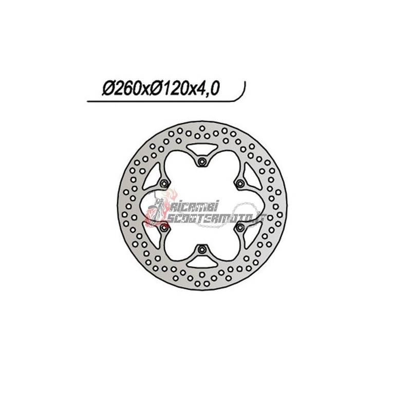 REAR BRAKE DISC MALAGUTI SPIDERMAX GT 500 2004-2007