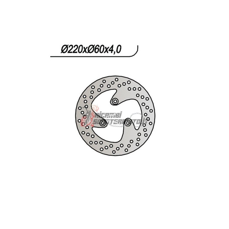 FRONT BRAKE DISC MALAGUTI F18 WARRIOR 125 2000-2002