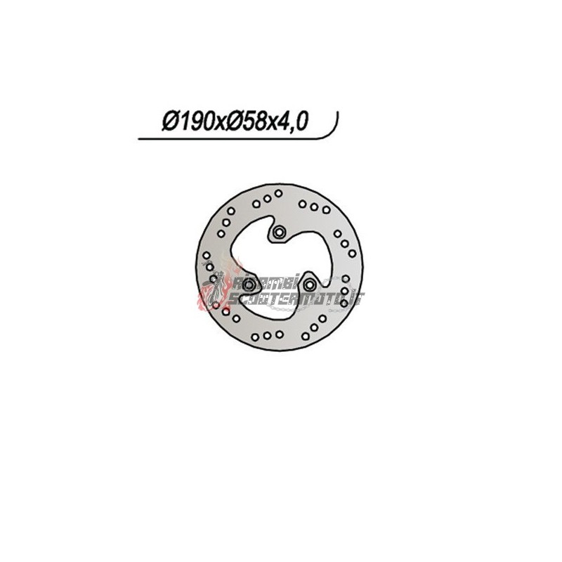 FRONT BRAKE DISC MALAGUTI F12 PHANTOM AIR 50 1994-1998