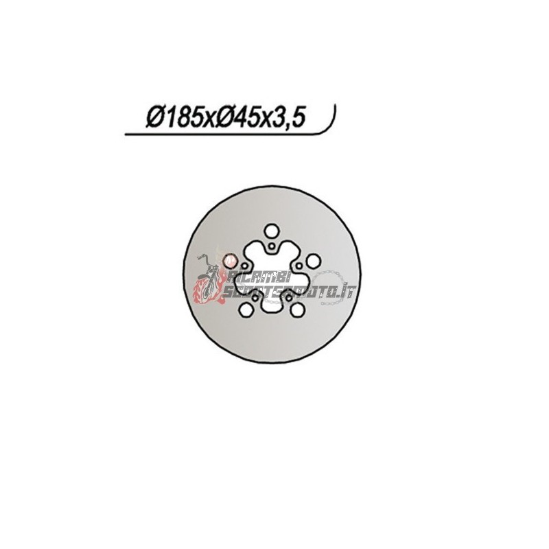 REAR BRAKE DISC MONTESA HONDA COTA EVASIÓN 250 1995-1996