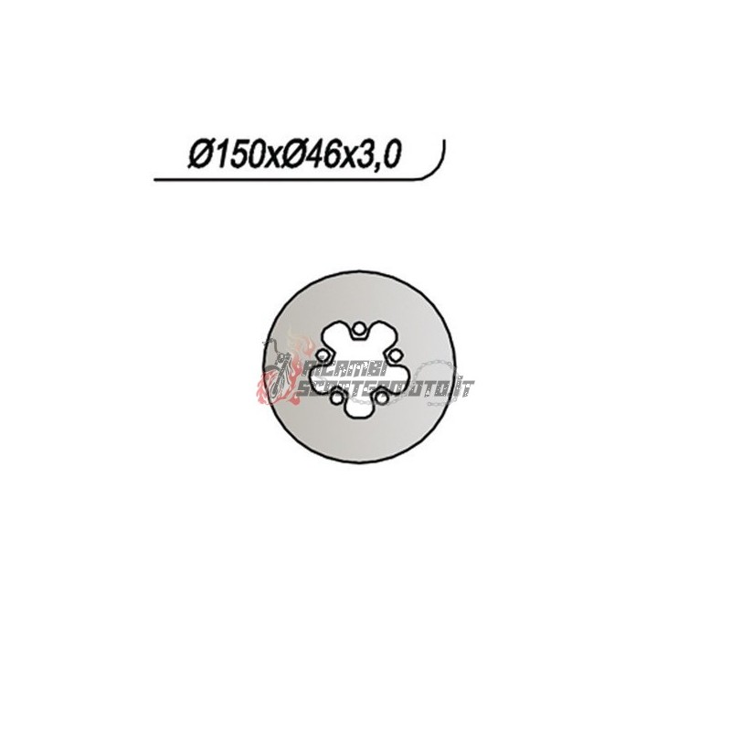 DISCO DE FRENO TRASERO MONTESA HONDA COTA 315 R 250 1997-2000