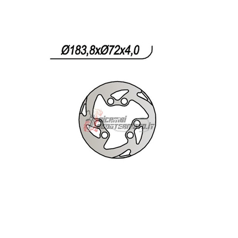 DISCO DE FRENO DELANTERO MONTESA HONDA COTA 315 R 250 2000-2003