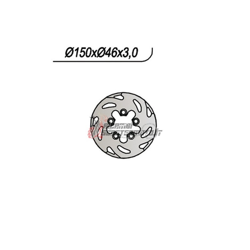 HINTERE BREMSSCHEIBE MONTESA HONDA COTA 315 R 250 2000-2003