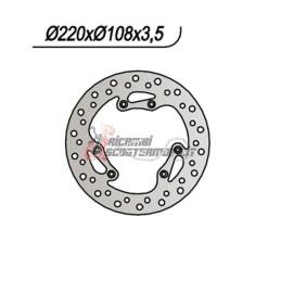 DISCO FRENO ANTERIORE MOTOR HISPANIA FURIA 50 2002-2002